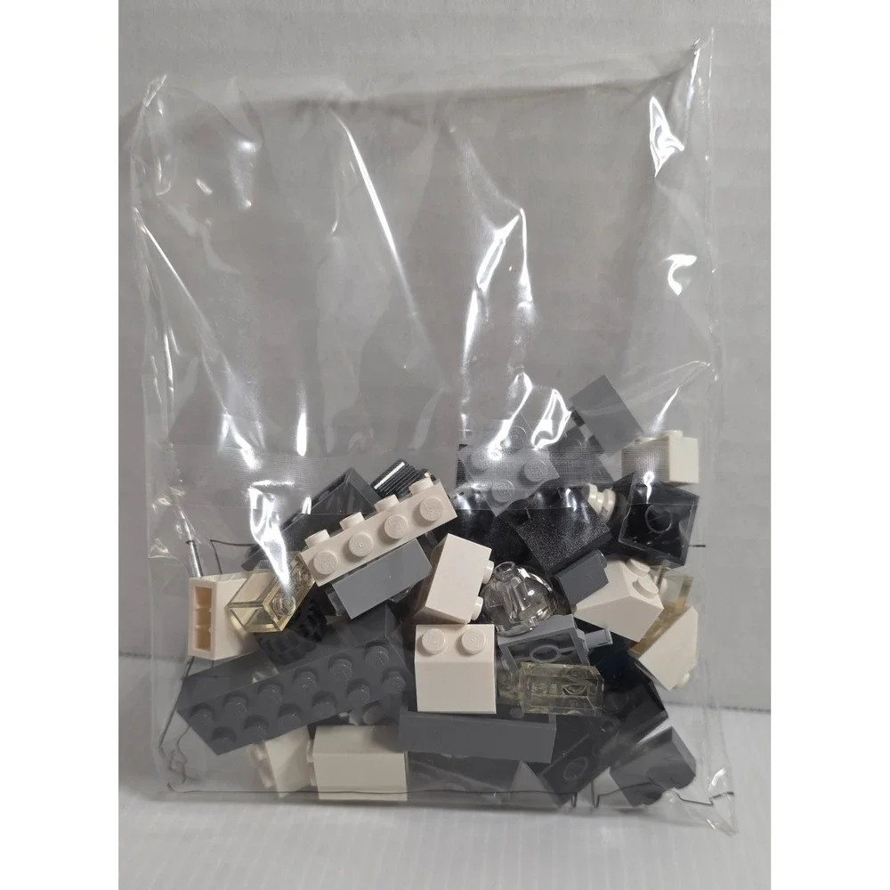 LEGO Creator Sealed Internal Parts Bag Gray White Tires Printed 2012 2.2 oz‎
